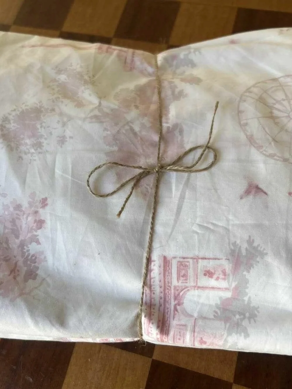 NEW Pottery Barn Monique Lhuillier Paris Toile Organic Sheet Set size Twin